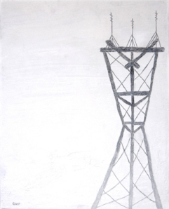 Wires 13 'Tower' | 16x20 | Oil on Canvas | Mar '06 | SOLD